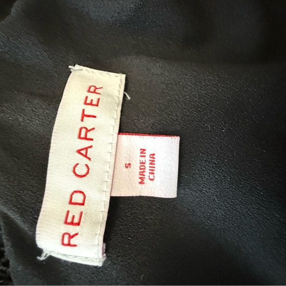 Red Carter Long Sleeve Lace Detail Size Small - Picture 5 of 5